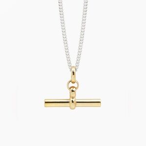 Tilly as was T Bar Mixed Metal Necklace